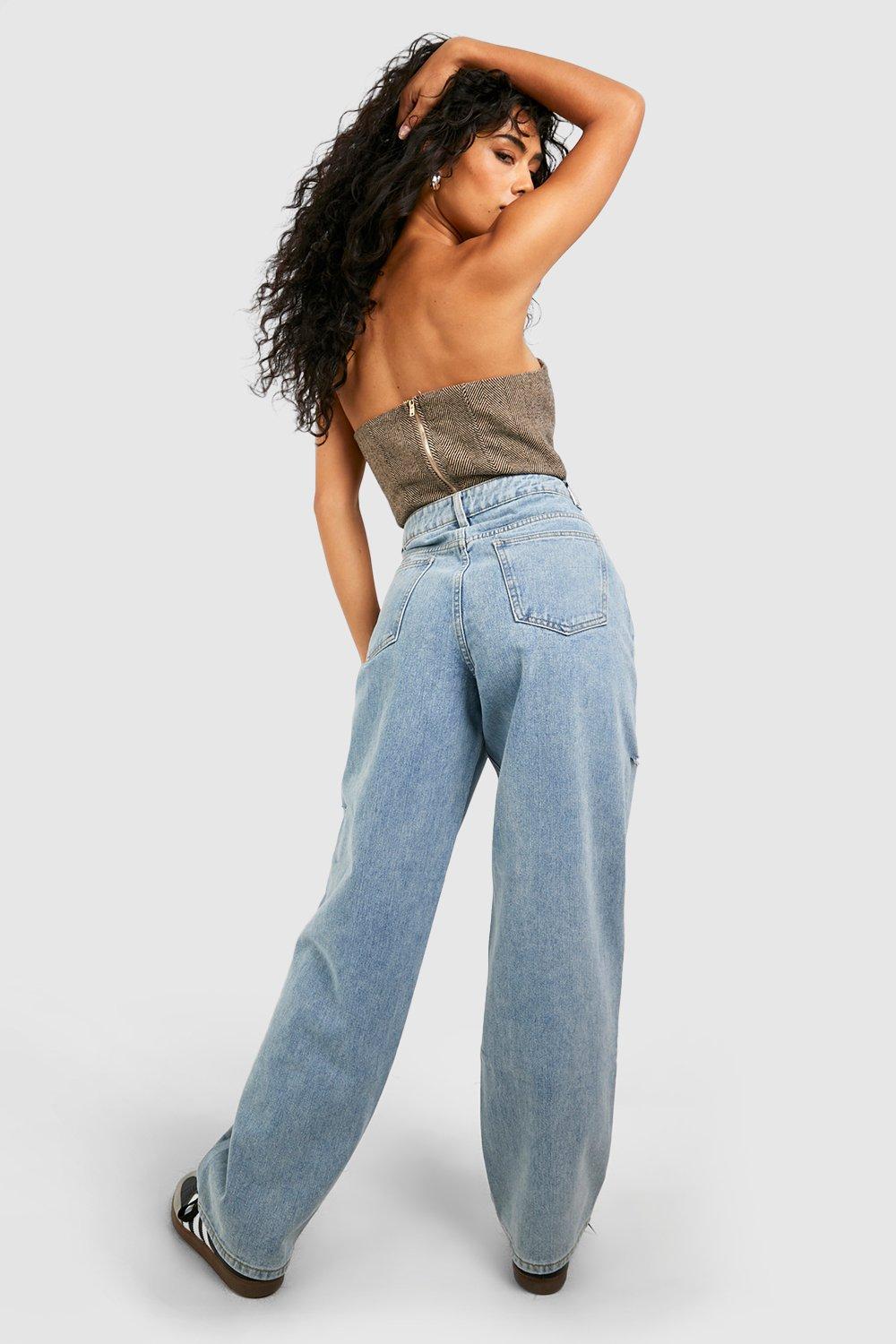 Womens baggy boyfriend store jeans